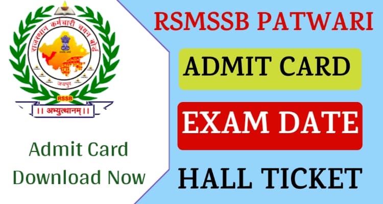 Rajasthan Patwari Admit Card 2025: Check Exam Date, Hall Ticket Number & Exam Centre rajasthan patwari admit card 2025